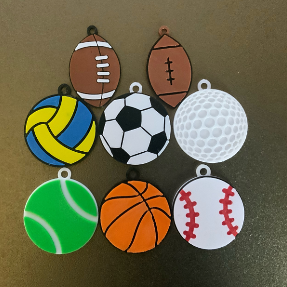 Balls Keychain / Necklace Charms