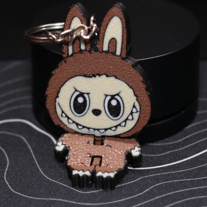 Flexi Labubu Keychain