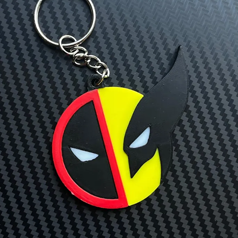 Deadpool x Wolverine Keychain