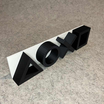 PS5 Symbol Decor